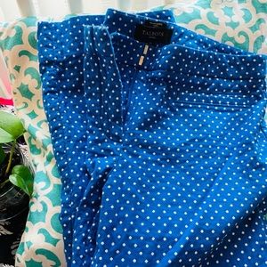 Talbots Blue polka dot pants